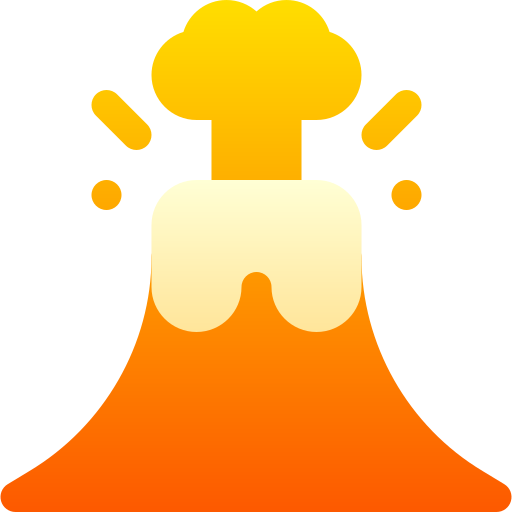 volcan Basic Gradient Gradient Icône
