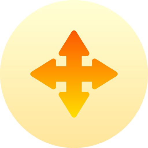mossa Basic Gradient Circular icona
