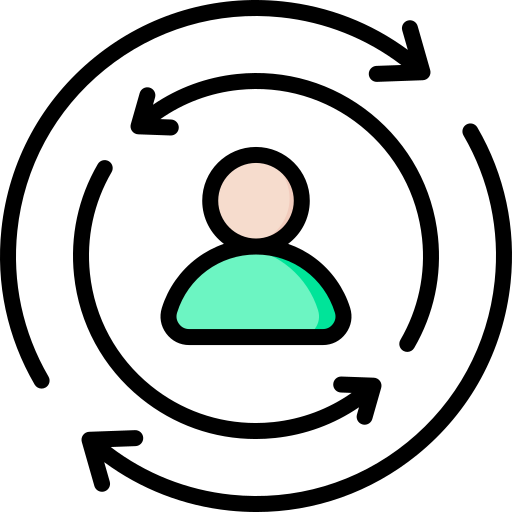 Cycle Generic Outline Color icon