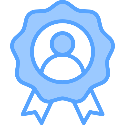 カスタマー・ロイヤルティ Generic Blue icon