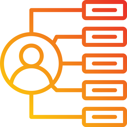 segmentation Generic Gradient Icône