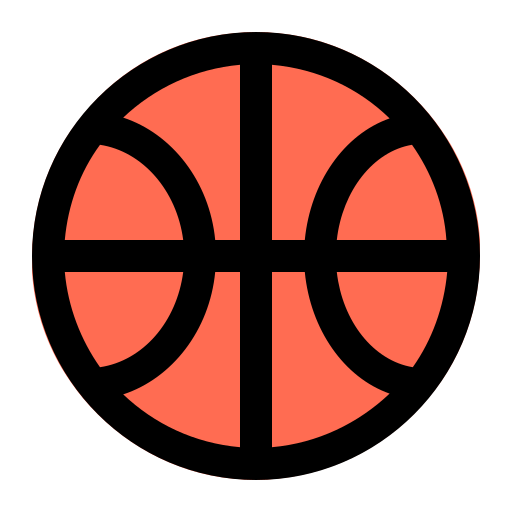 baloncesto Generic Outline Color icono