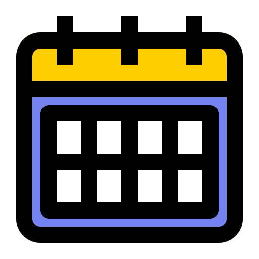 Calendar Generic Outline Color icon