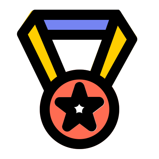 Reward Generic Outline Color icon