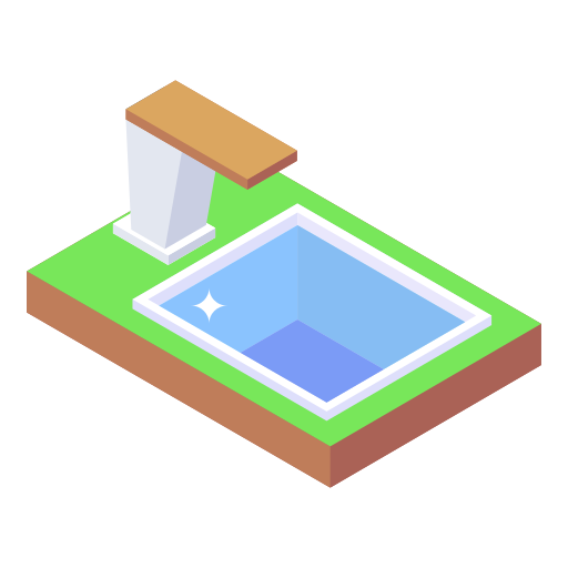 Diving board Generic Isometric icon