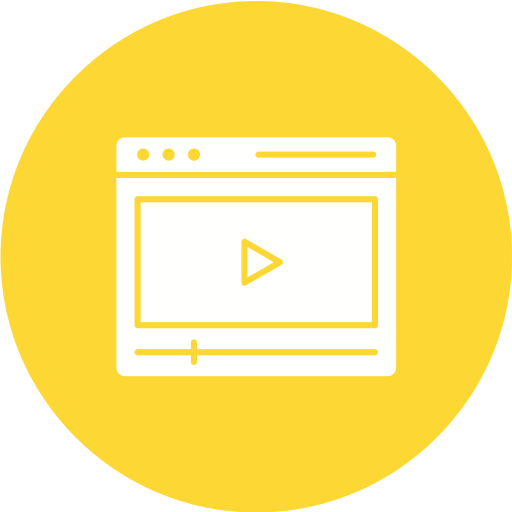 video marketing Generic Circular icono