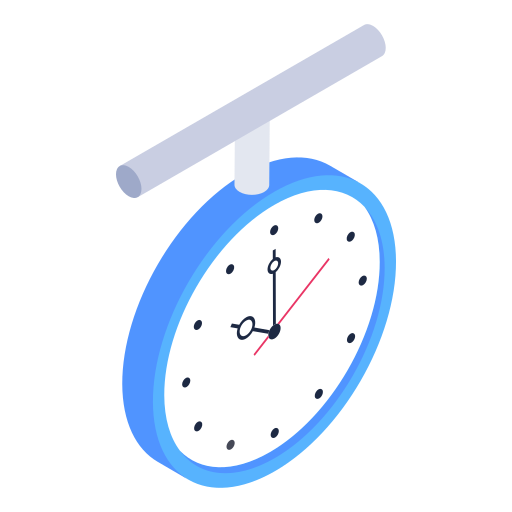 reloj circular Generic Isometric icono