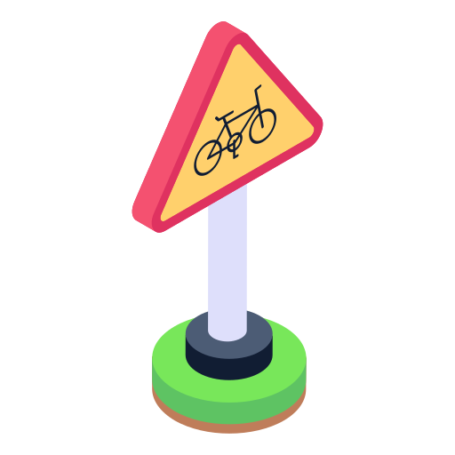parking dla rowerów Generic Isometric ikona