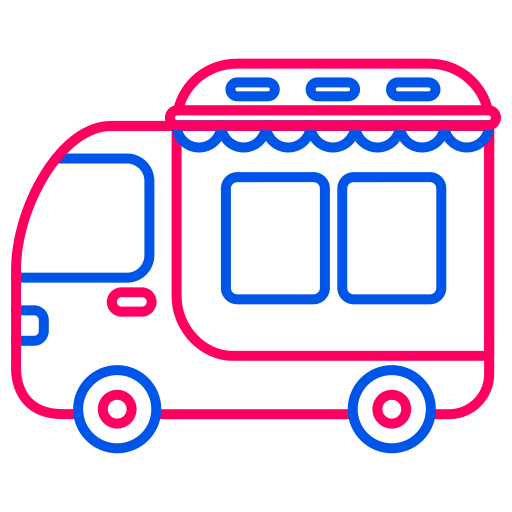 Food truck Generic Outline Color icon