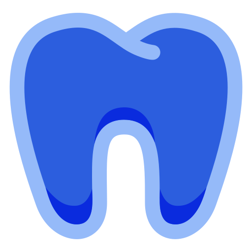dente Generic Blue Ícone