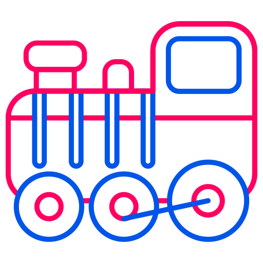 locomotora Generic Outline Color icono