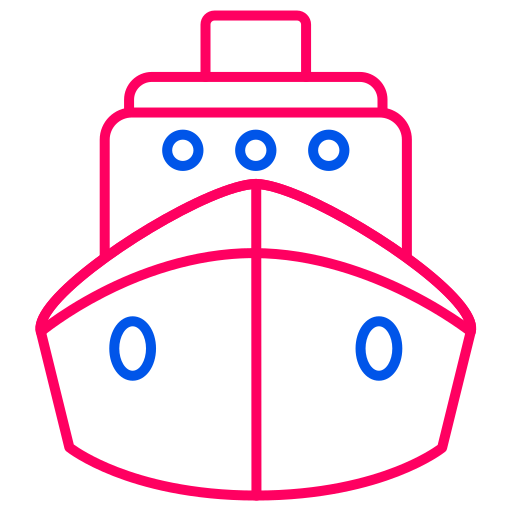 Ferry Generic Outline Color icon
