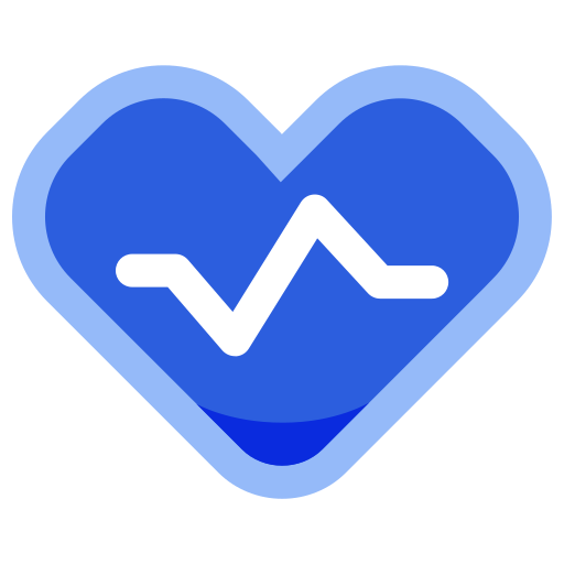 Heart rate Generic Blue icon
