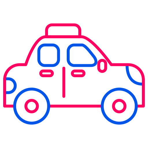 タクシー Generic Outline Color icon