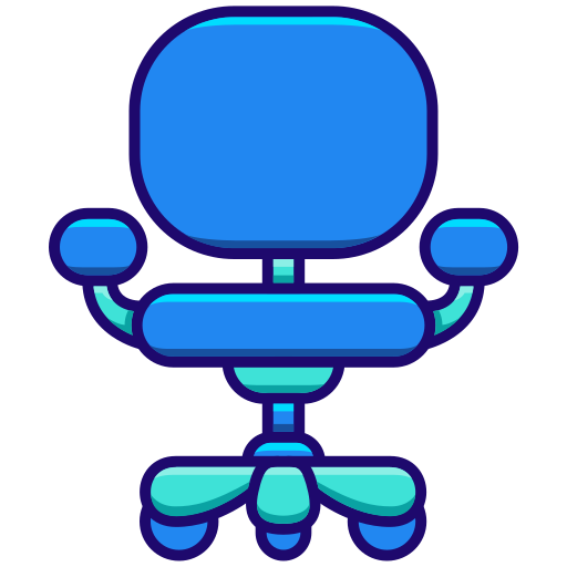 krzesło biurowe Generic Outline Color ikona