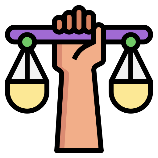 正義 Generic Outline Color icon