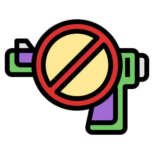 No weapons Generic Outline Color icon