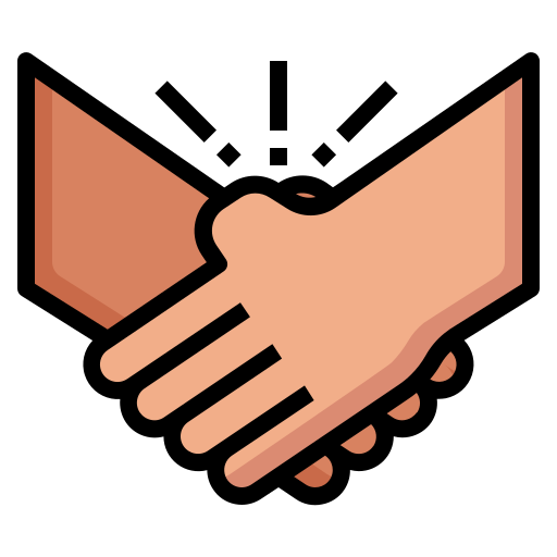 Shake hand Generic Outline Color icon