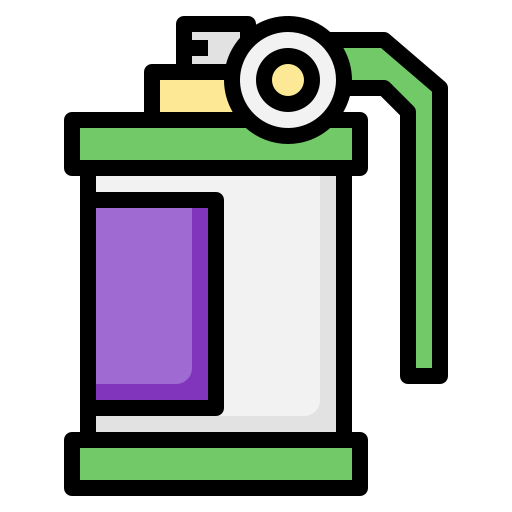 최루 가스 Generic Outline Color icon