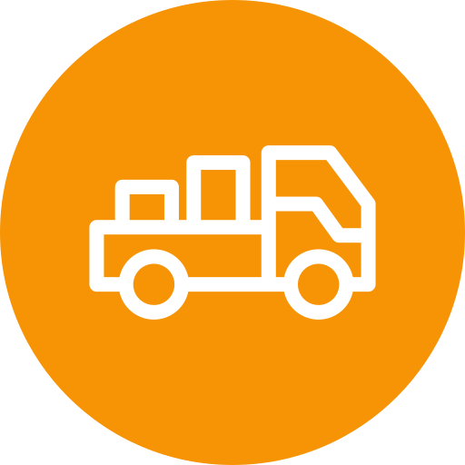 pick-up vrachtwagen Generic Flat icoon