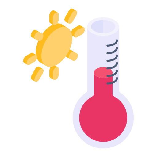 Hot weather Generic Isometric icon