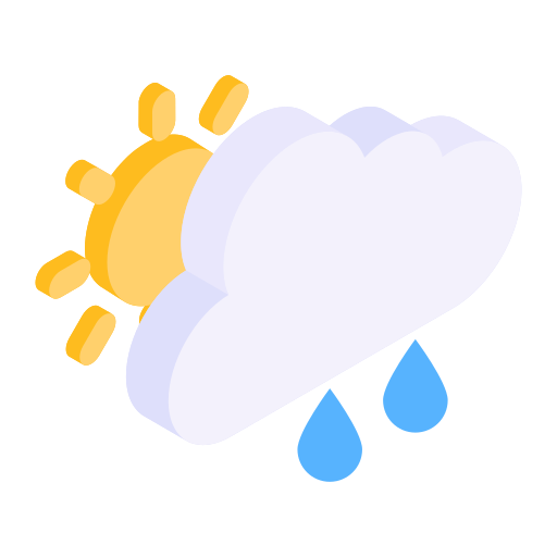giorno di pioggia Generic Isometric icona