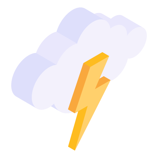 Thunderstorm Generic Isometric icon