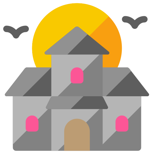 casa embrujada Generic Flat icono