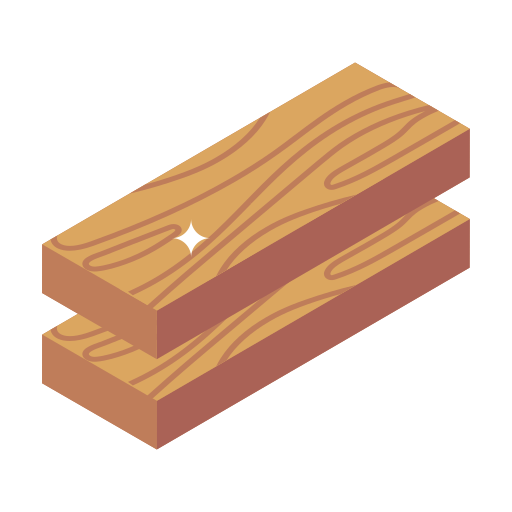 drewniana deska Generic Isometric ikona