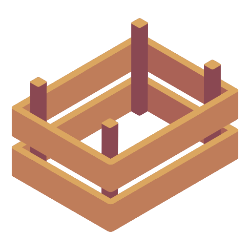 caja de madera Generic Isometric icono