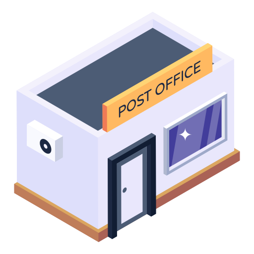 postkantoor Generic Isometric icoon
