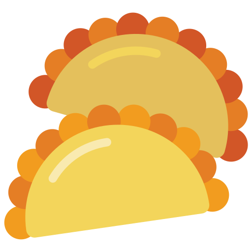Empanada Basic Miscellany Flat icon