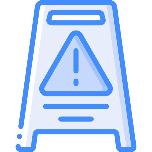 znak zagrożenia Basic Miscellany Blue ikona
