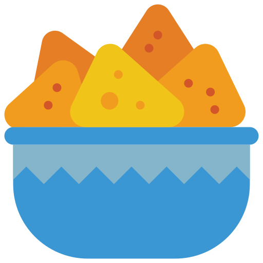 nachos Basic Miscellany Flat Icône