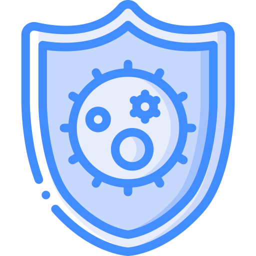 virus Basic Miscellany Blue icona