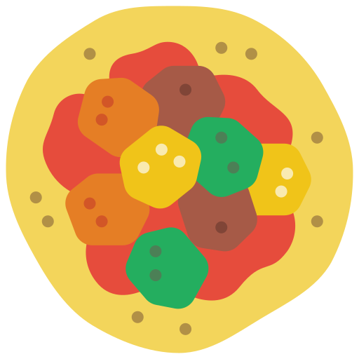 Tortilla Basic Miscellany Flat icon