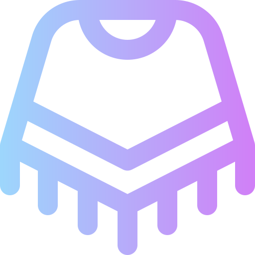 Poncho Super Basic Rounded Gradient icon