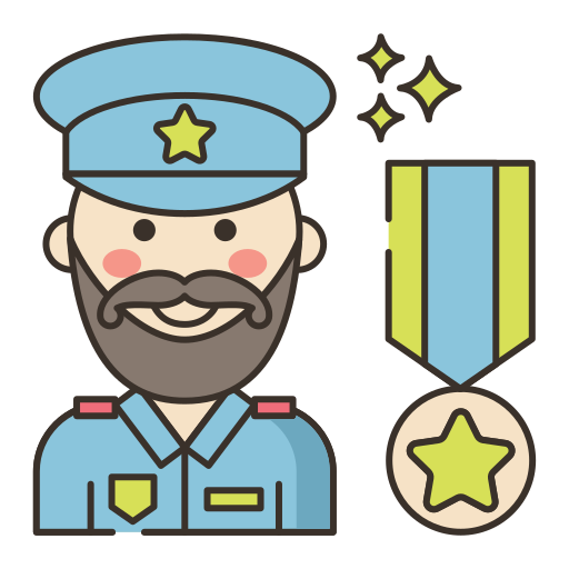 officier Flaticons Lineal Color icoon