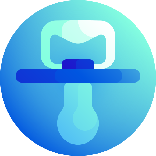 Pacifier Gradient Galaxy Gradient icon