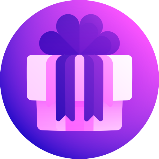 Gift box Gradient Galaxy Gradient icon