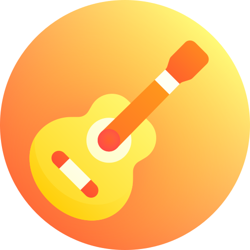 Guitar Gradient Galaxy Gradient icon