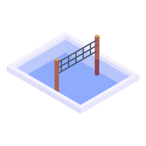 red de voleibol Generic Isometric icono