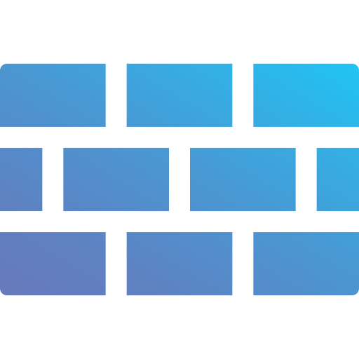 Межсетевой экран Generic Flat Gradient иконка