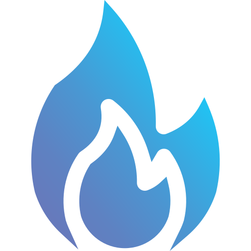 fuego Generic Flat Gradient icono