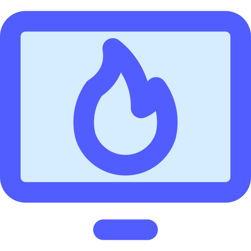 brandwond Generic Blue icoon