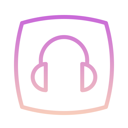 Headphone Generic Gradient icon