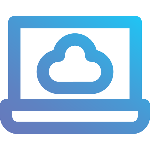 computación en la nube Generic Gradient icono