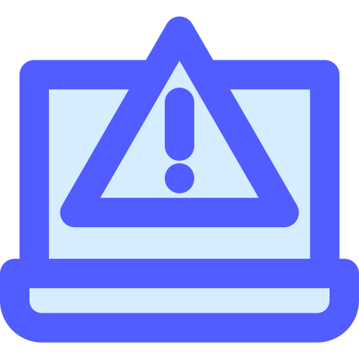 Warning Generic Blue icon