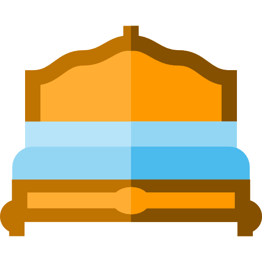 Bed Basic Straight Flat icon