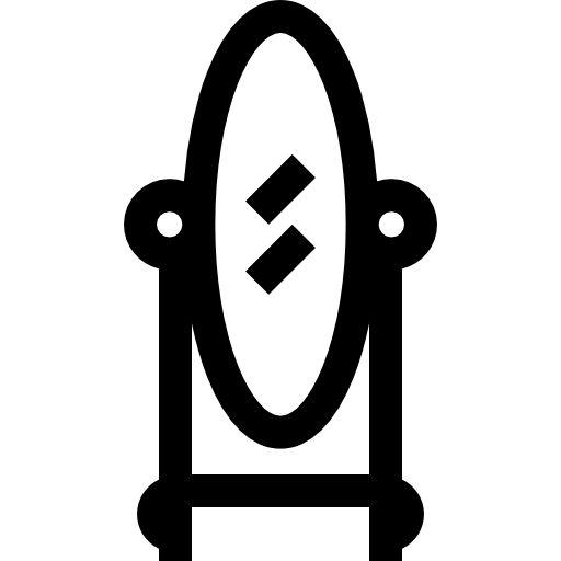 鏡 Basic Straight Lineal icon